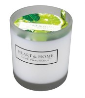 Lime Splash Glass Votive