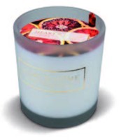 Blood Orange Glass Votive