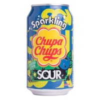 Chupa Chups Sour Blåbär 