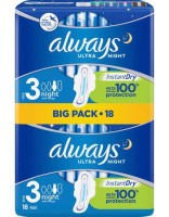 Always Binda Ultra Light med vingar 18-pack