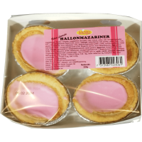 Hallonmazariner 4-pack