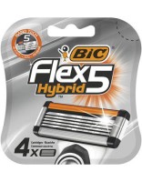 BIC Rakblad Flex 5 Hybrid 4-pack