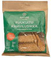 Matsked Flergångs 20-pack Träfiber Nature