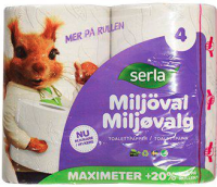 SERLA TOALETT 4-P MaxiMeter 2-skikt