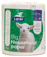 LAMBI HUSHÅLL BIG Vit 1-P 3-skikt