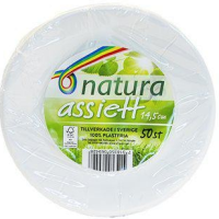 Assietter 14,5cm obelagd 50-pack