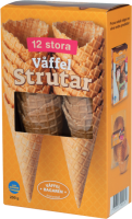 Stora Våffelstrutar 12-pack 