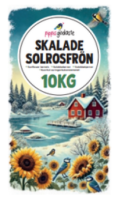 Skalade Solrosfrön i säck styck