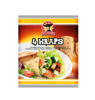Wraps Whole Grain Wheat Flour Tortillas 4x25cm