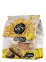 Nordthy Mini Müsli Bars Pose Banana