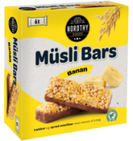Nordthy Müsli Bars Banan 6-Pack