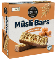 Nordthy Müsli Bars Salt Karamel 6-Pack