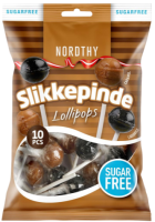 Sukkerfri Slikkepinde Lakrids/Karamel