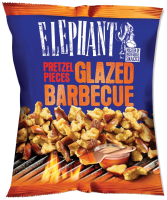Elephant Pretzel Pieces Glazed BBQ