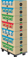 Nordthy Mini Majskiks & Riskiks Display 1/4-pall