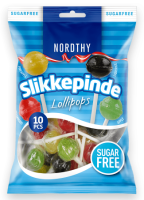 Nordthy Klubba Sockerfri Lollipops 4 var