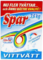 SPAR TVÄTTMEDEL vittvätt 129 tvätt