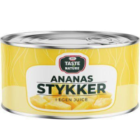 Taste of Nature Ananasbitar i Juice 3-p