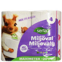 SERLA Toalett 4-p Expo Maximeter 2-skikt