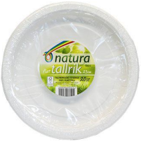 Flat Tallrik 23cm Obelagd 20-pack