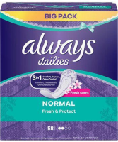 Always Trosskydd Fresh Normal 58-pack