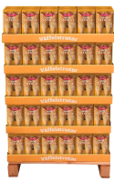 Våffelstrutar 12-pack Displaytråg ½-pall