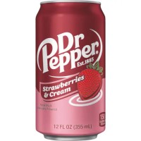 Dr Pepper Strawberry & Cream 355ml 24st